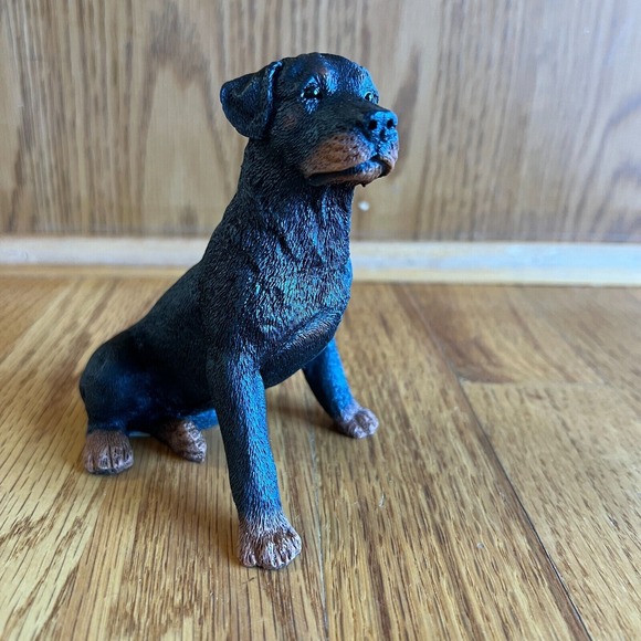 Castagna Dog Rottweiler Figurine 1989‎ Made In Italy